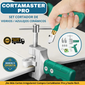 CORTAMASTER PRO - Set cortador de vidrios y azulejos cerámicos
