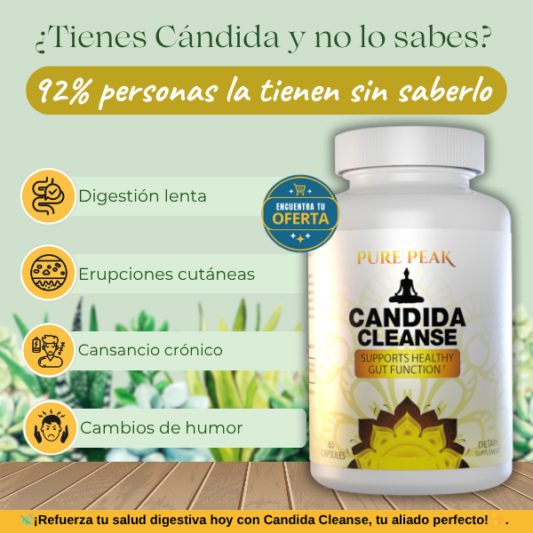 CANDIDA CLEANSE - Detox intestinal natural